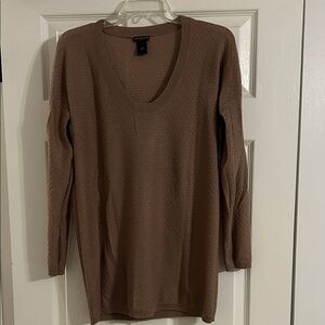 Brown Long Sleeve Sweater